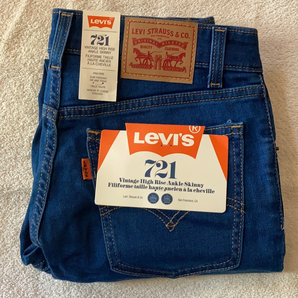 Vintage Levi’s High Rise 721 jeans.